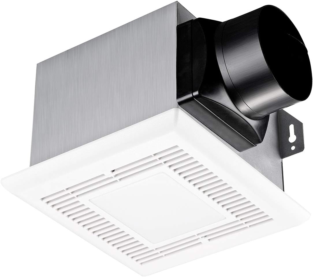 Tech Drive Bathroom Fan with Light 50 CFM 1.0Sone No [...]