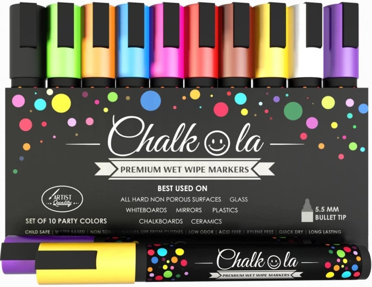 Chalkola Chalk Markers for Chalkboard, Blackboard, [...]