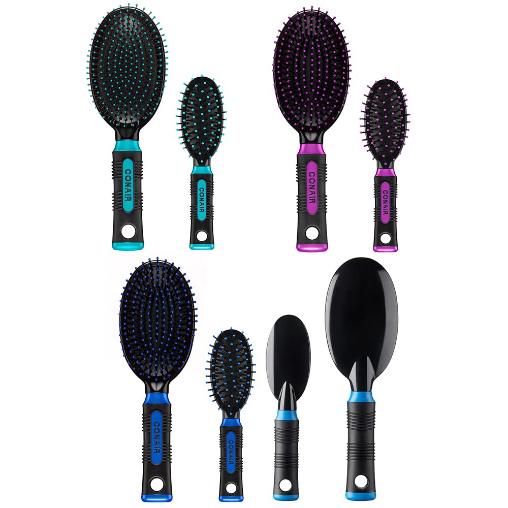 Conair Salon Results Hairbrush, 1 Travel Hairbrush and [...]