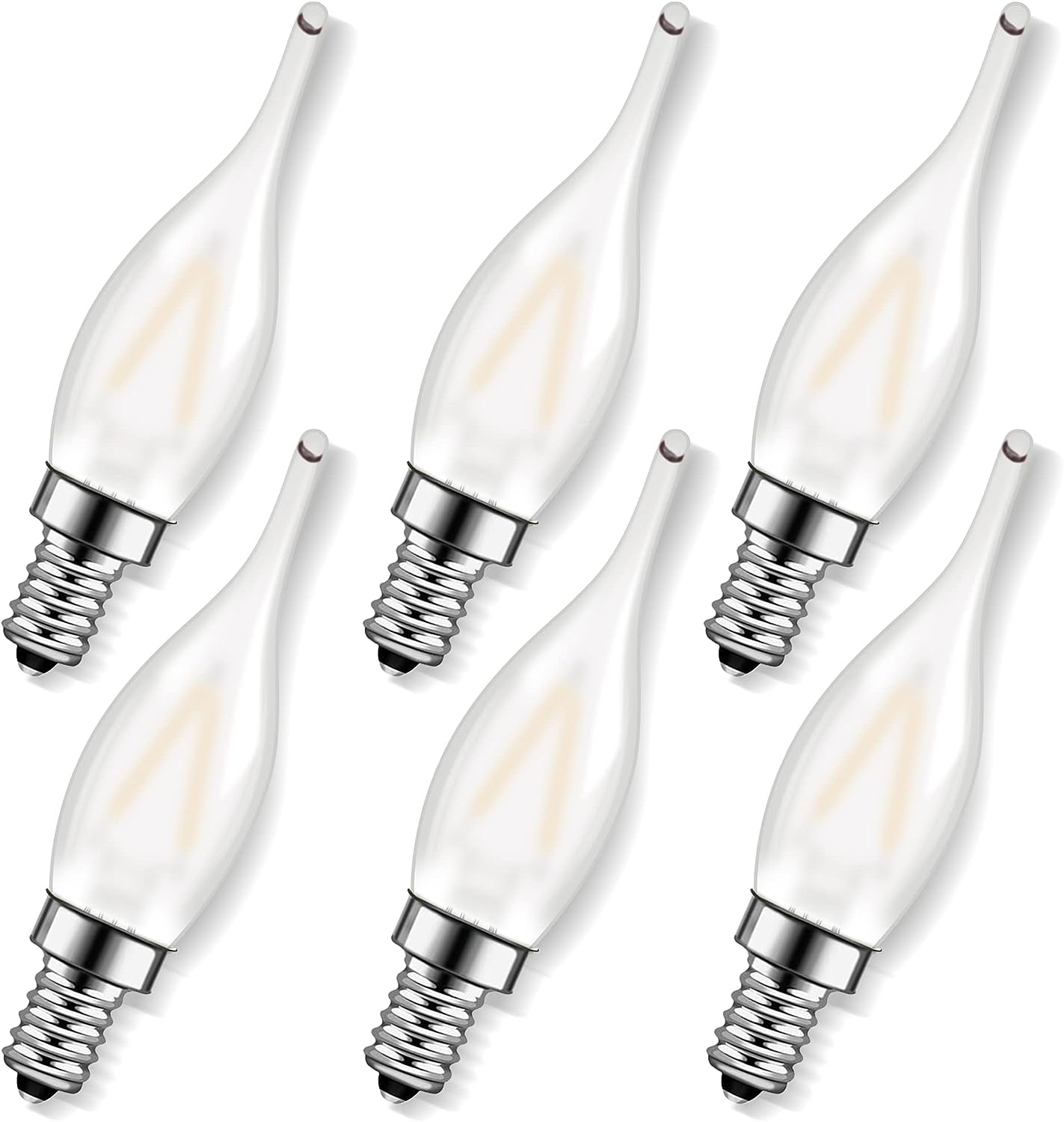 Genixgreen Frosted LED Candelabra Bulbs, Night Light [...]