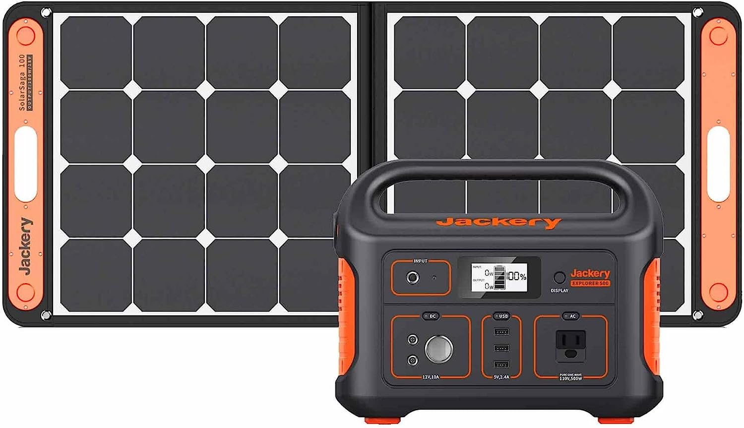 Jackery Solar Generator Explorer 500, 518Wh Portable [...]