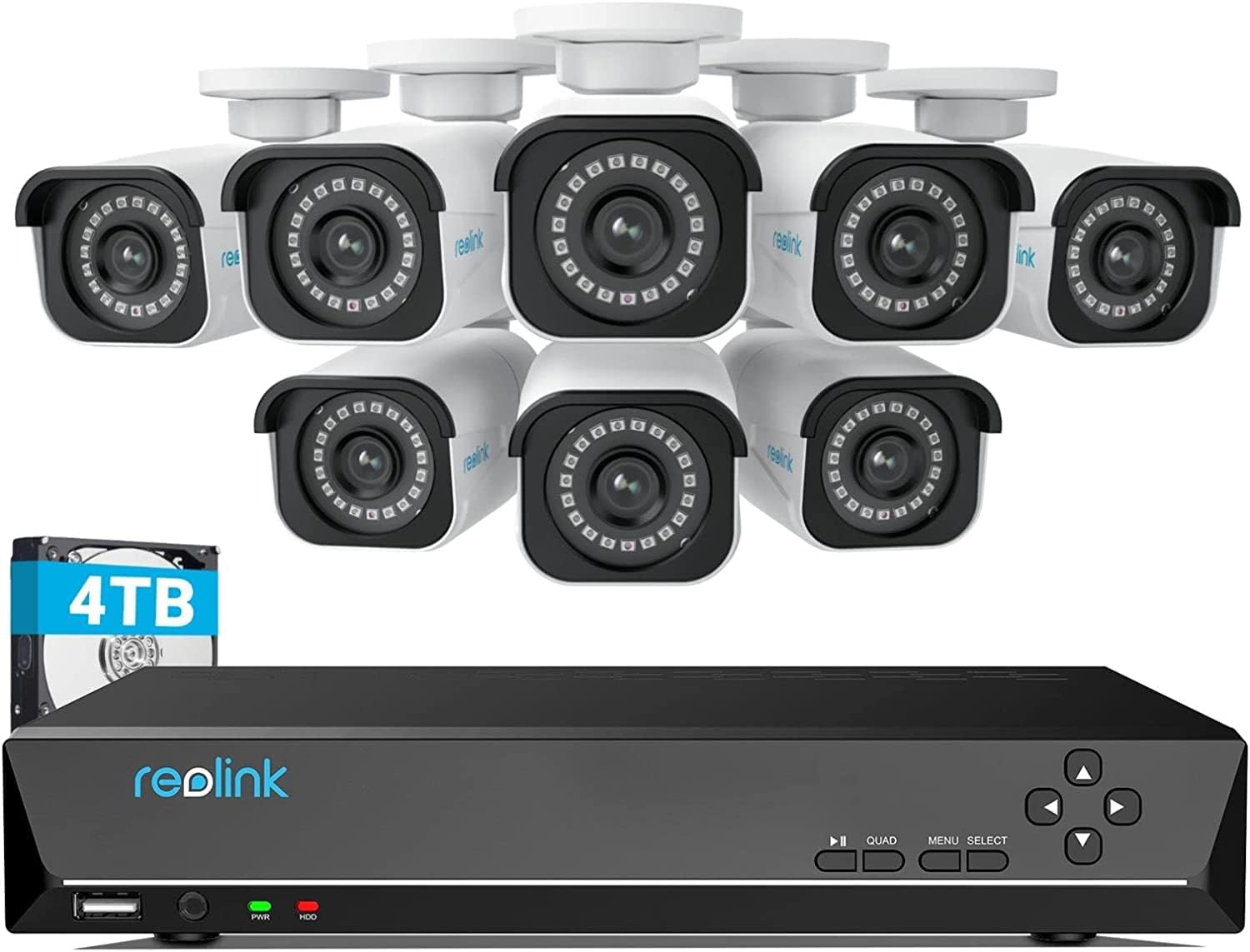 REOLINK 4K Security Camera System, RLK16-800B8 8pcs [...]