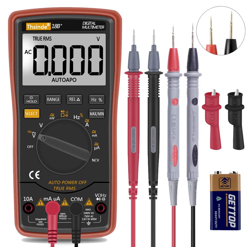 Auto Ranging Digital Multimeter TRMS 6000 with Battery [...]