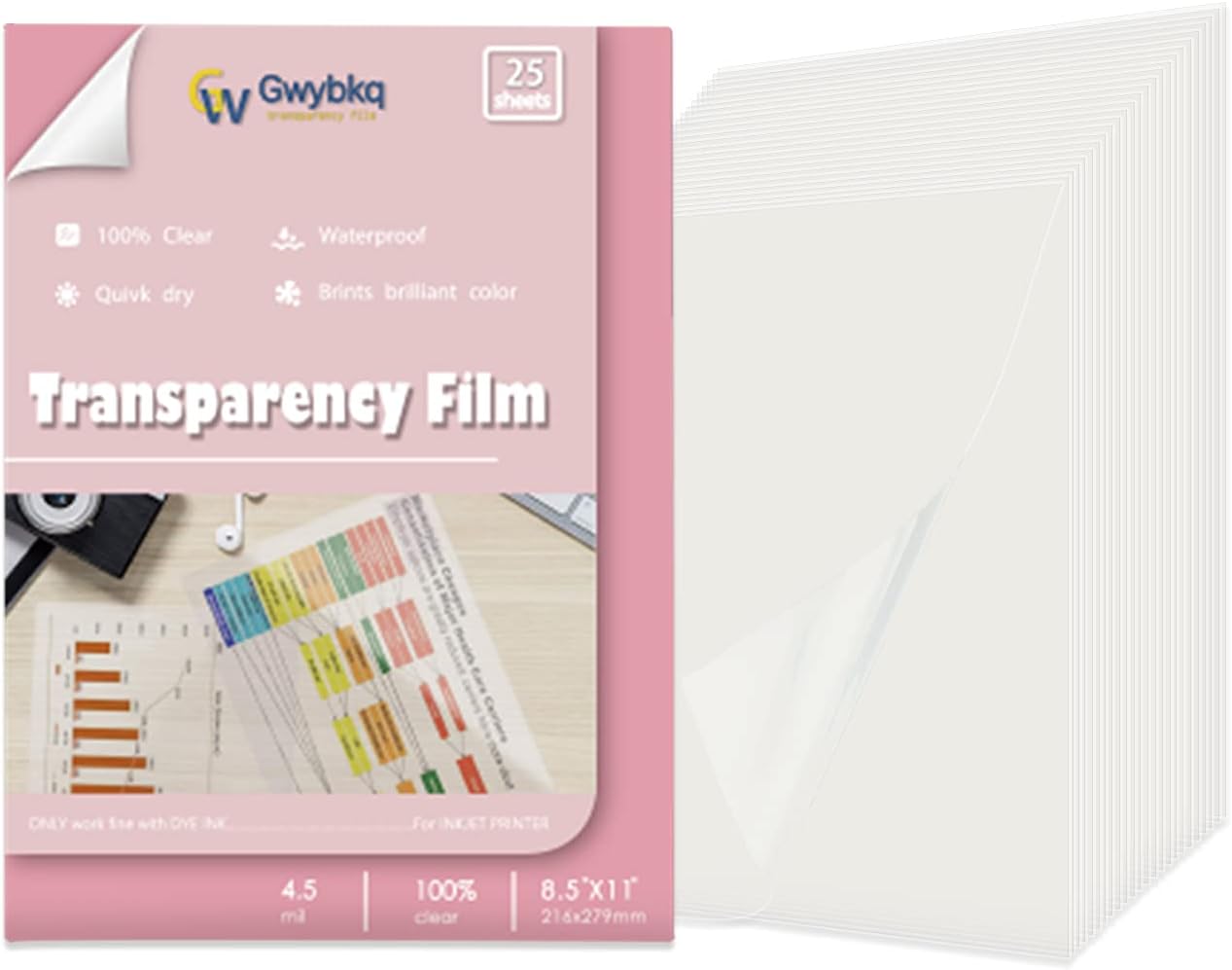 Transparency Film Paper Clear for Overhead Projector [...]