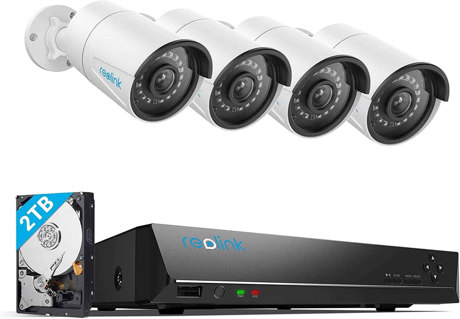 REOLINK 8CH 5MP Home Security Camera System, 4pcs [...]