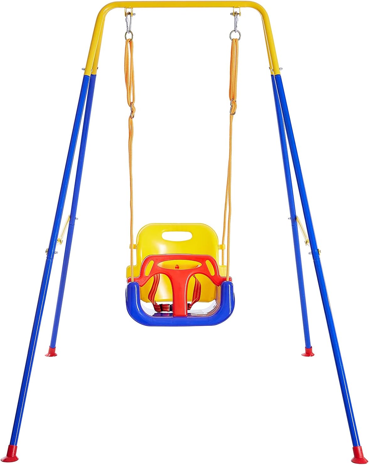 FUNLIO 3-in-1 Swing Set for Toddler with 4 Sandbags, [...]