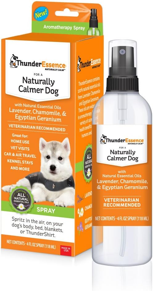 ThunderEssence Dog Calming Essential Oils, 4 FL OZ. Spray