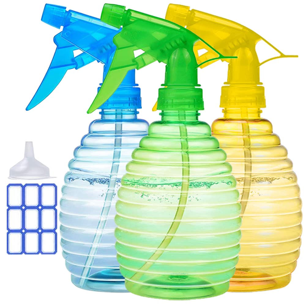 Spray Bottles - 3 Pack - Mist/Stream, Premium 16 Oz [...]