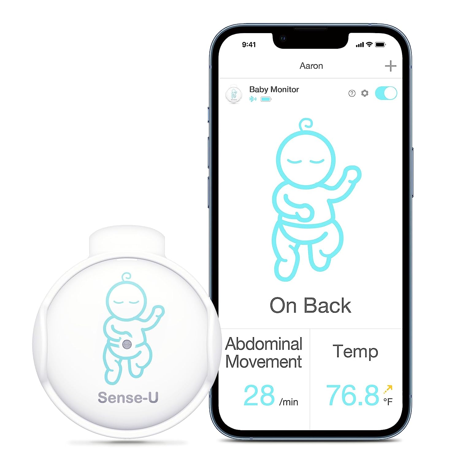 Sense-U Smart Baby Movement Monitor - Tracks Baby's [...]