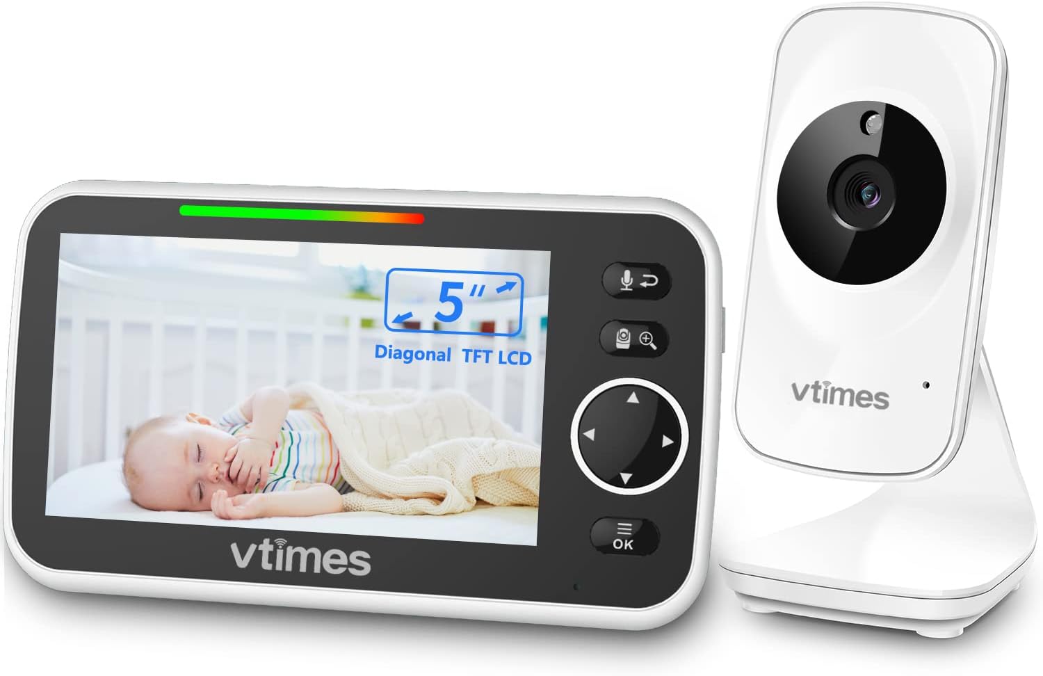 VTimes Baby Monitor Video Baby Monitor with Camera and [...]