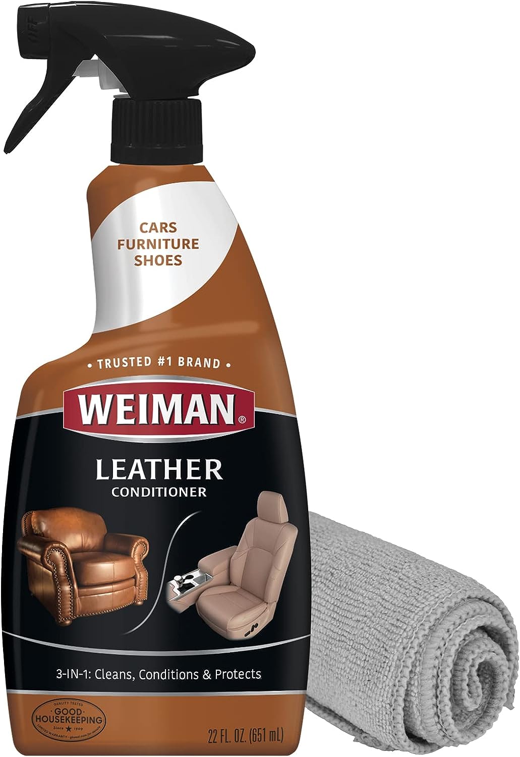 Weiman Leather Cleaner, Polish and Conditioner for [...]