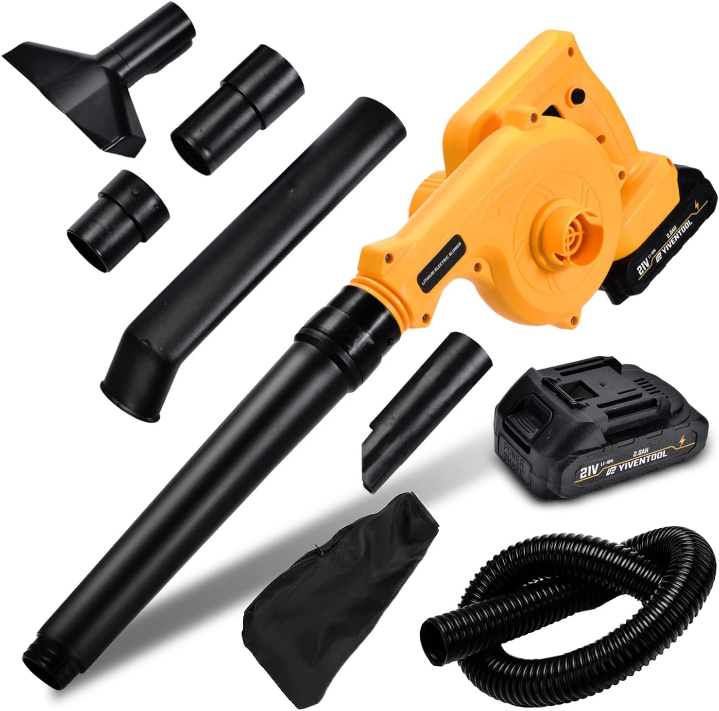 Cordless Leaf Blower with Lithium Battery & Fast [...]
