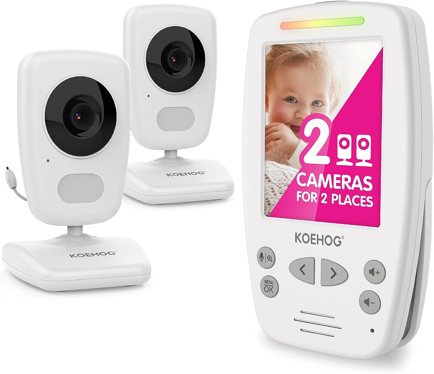 Axvue Video Baby Monitor, Slim Handheld, Non-Slip [...]
