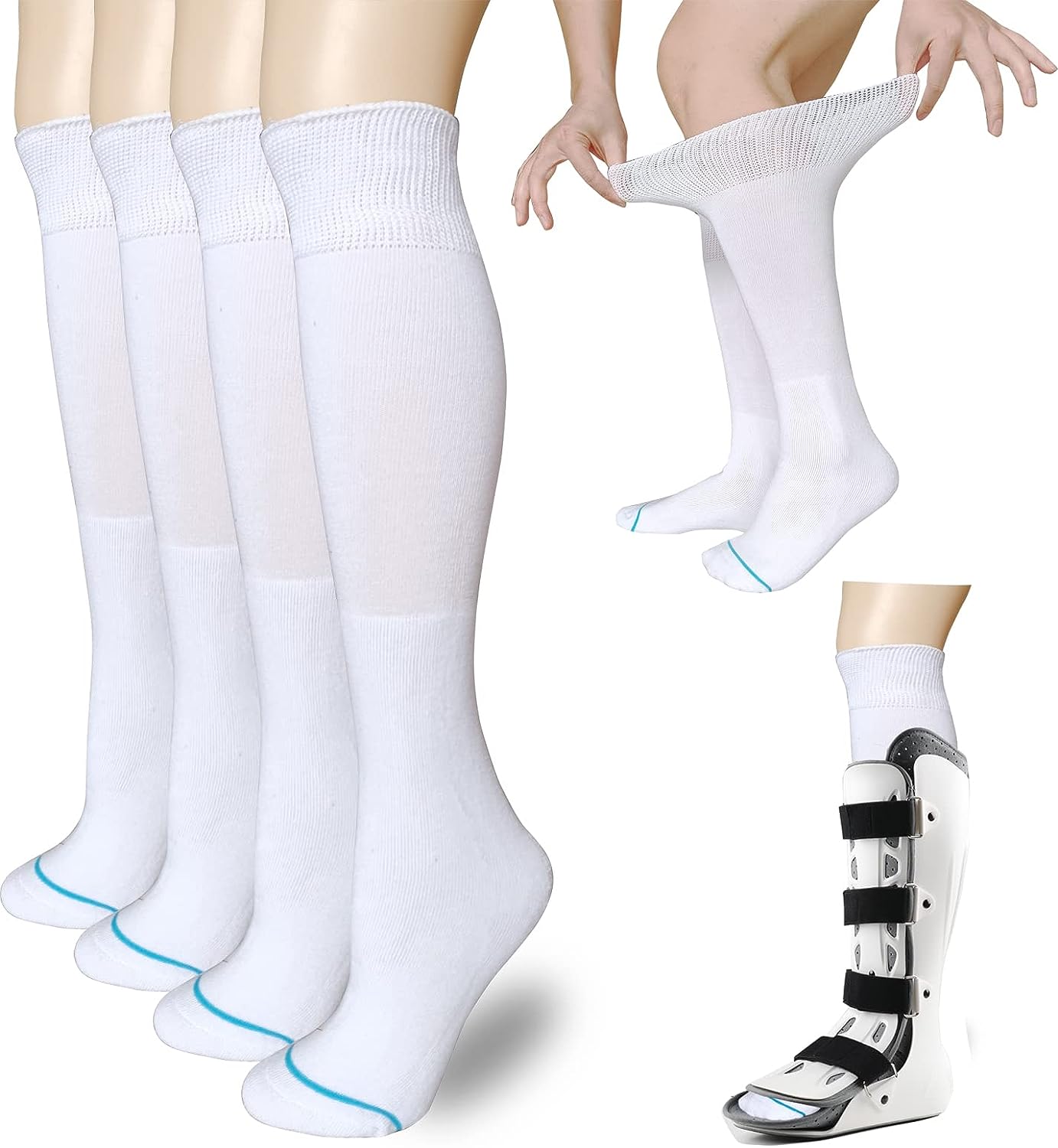 VEIGIKE Socks Liner for Orthopedic Walking Boots [...]