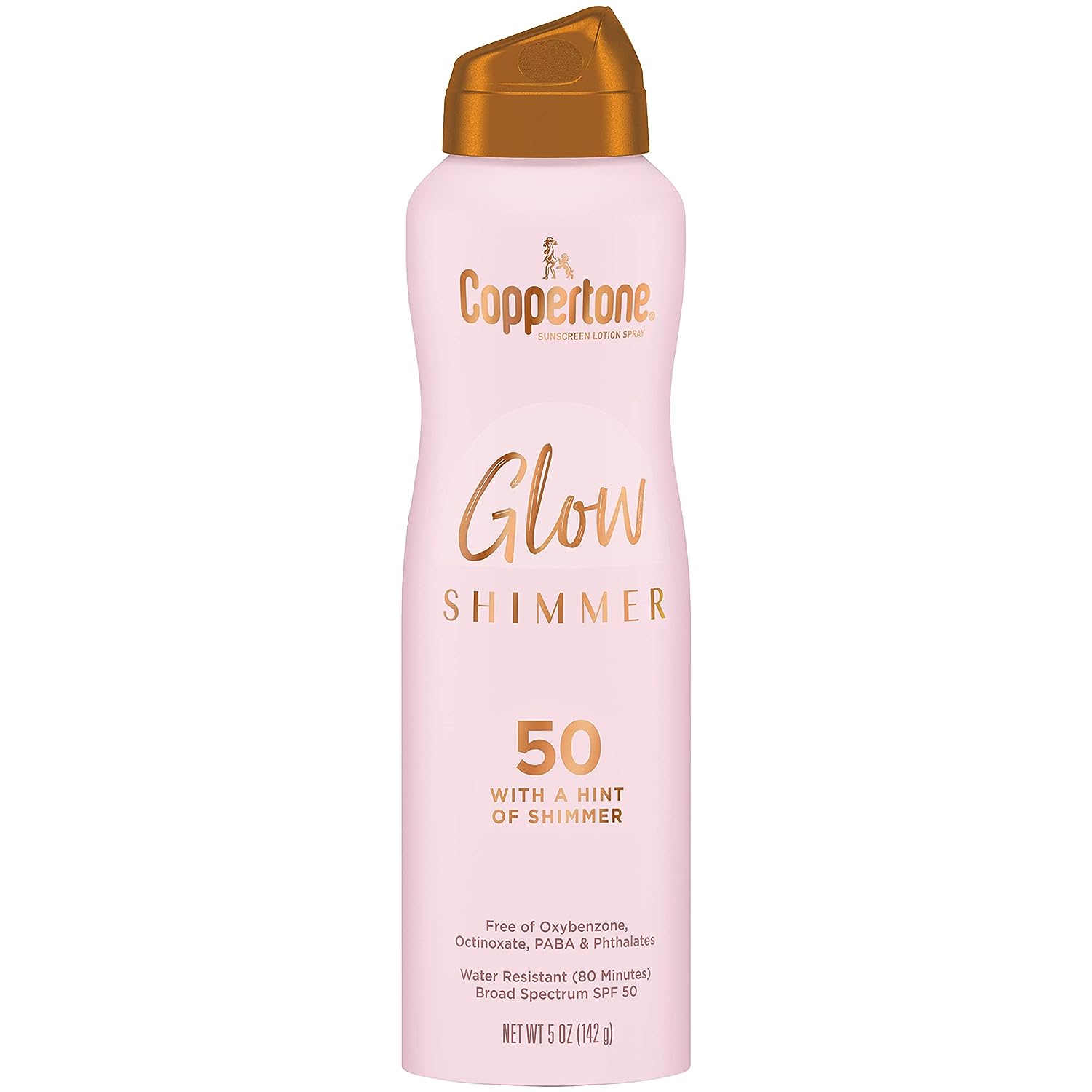 Coppertone Glow with Shimmer Sunscreen Spray, Water [...]
