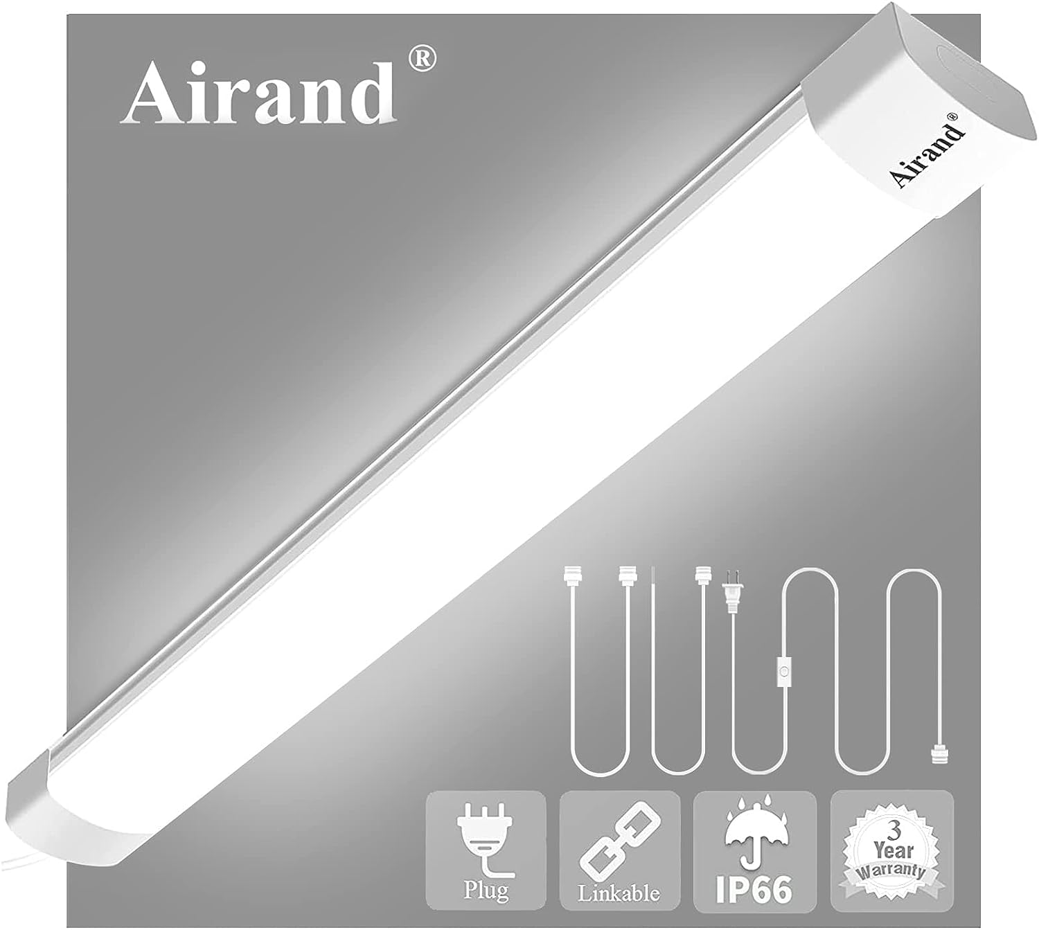 Airand Utility LED Shop Light Fixture 2FT 4FT with [...]