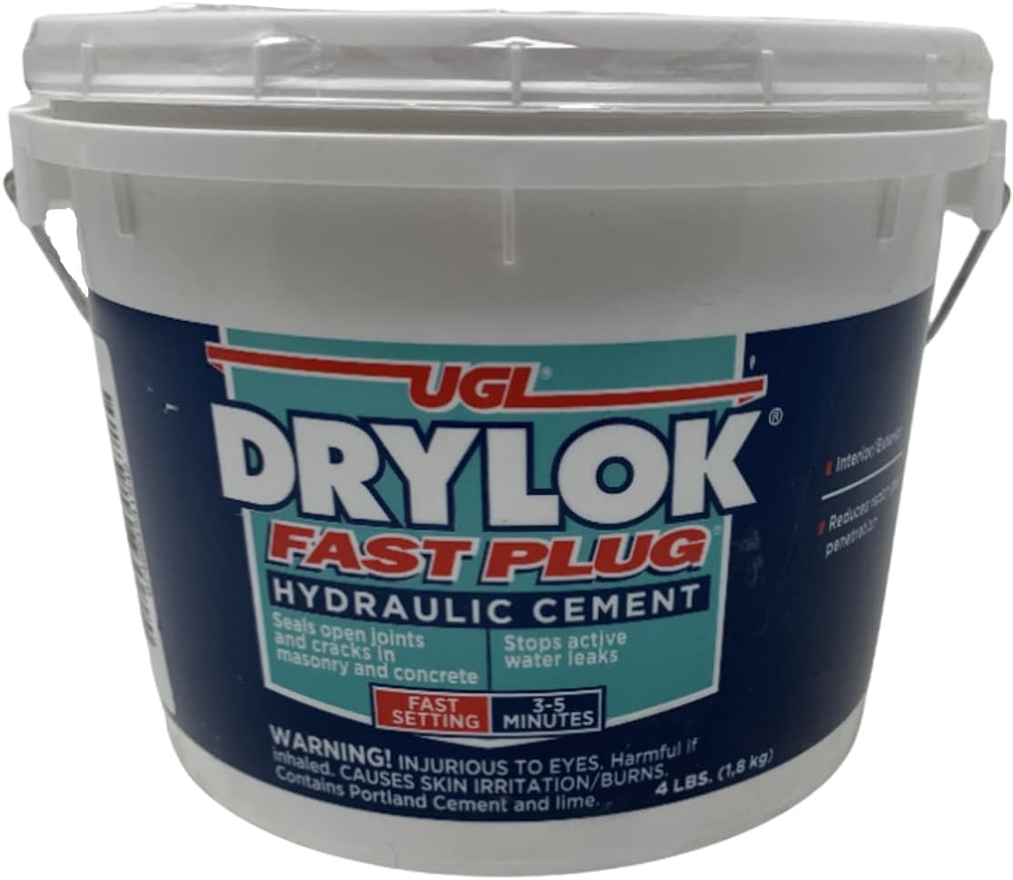 DRYLOK 00917 Cement Hydraulic WTRPRF, 4-Pound, Gray