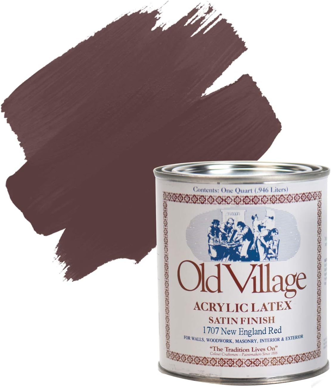 Old Village Satin New England Red Water-Based Paint [...]