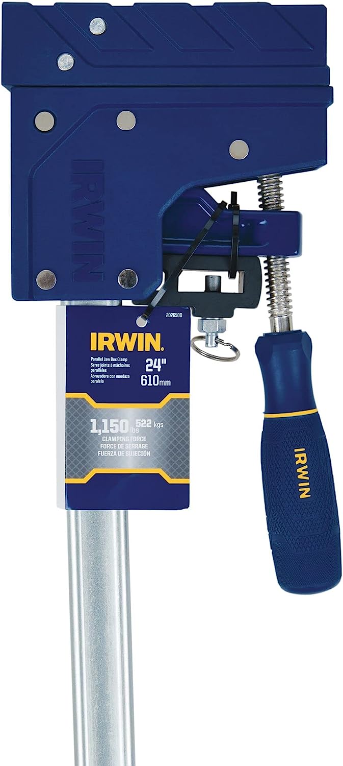 IRWIN Tools Record Parallel Jaw Box Clamp, 24-inch (2026500)