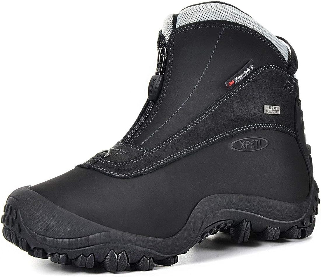 XPETI Men's SnowRider Insulated Waterproof Winter Snow Boots
