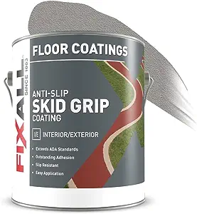 FIXALL Skid Grip Anti-Slip Coating, 1 Gallon, Smoke, [...]
