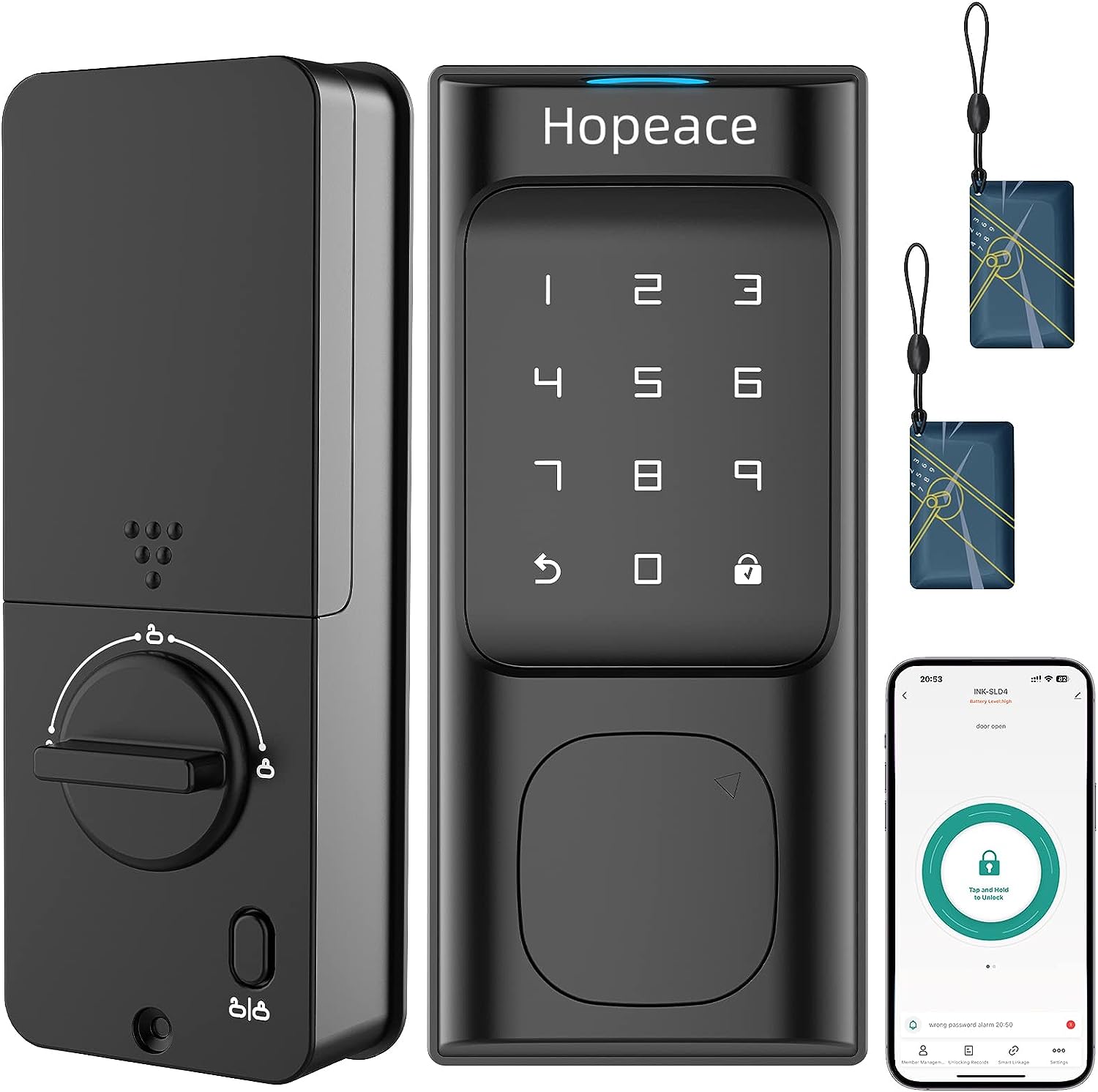 Keyless Entry Door Lock with App Control - Hopeace [...]