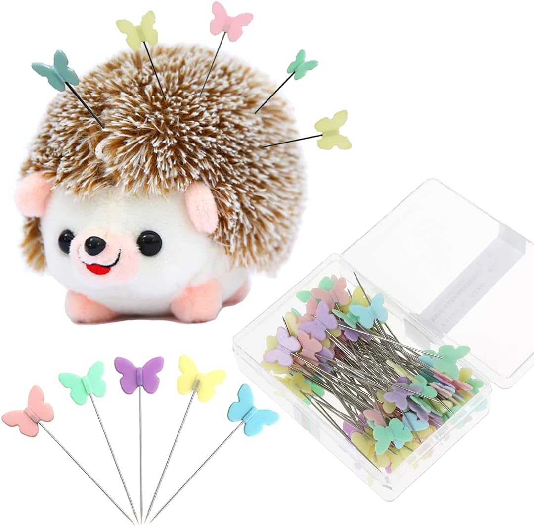 Hedgehog Pin Cushion with Pins Set Include 1 Pcs Cute [...]