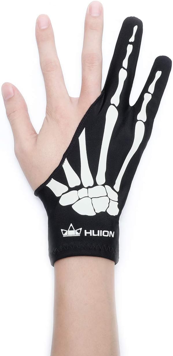 HUION Skeleton Artist Glove for Graphic Drawing Tablet [...]