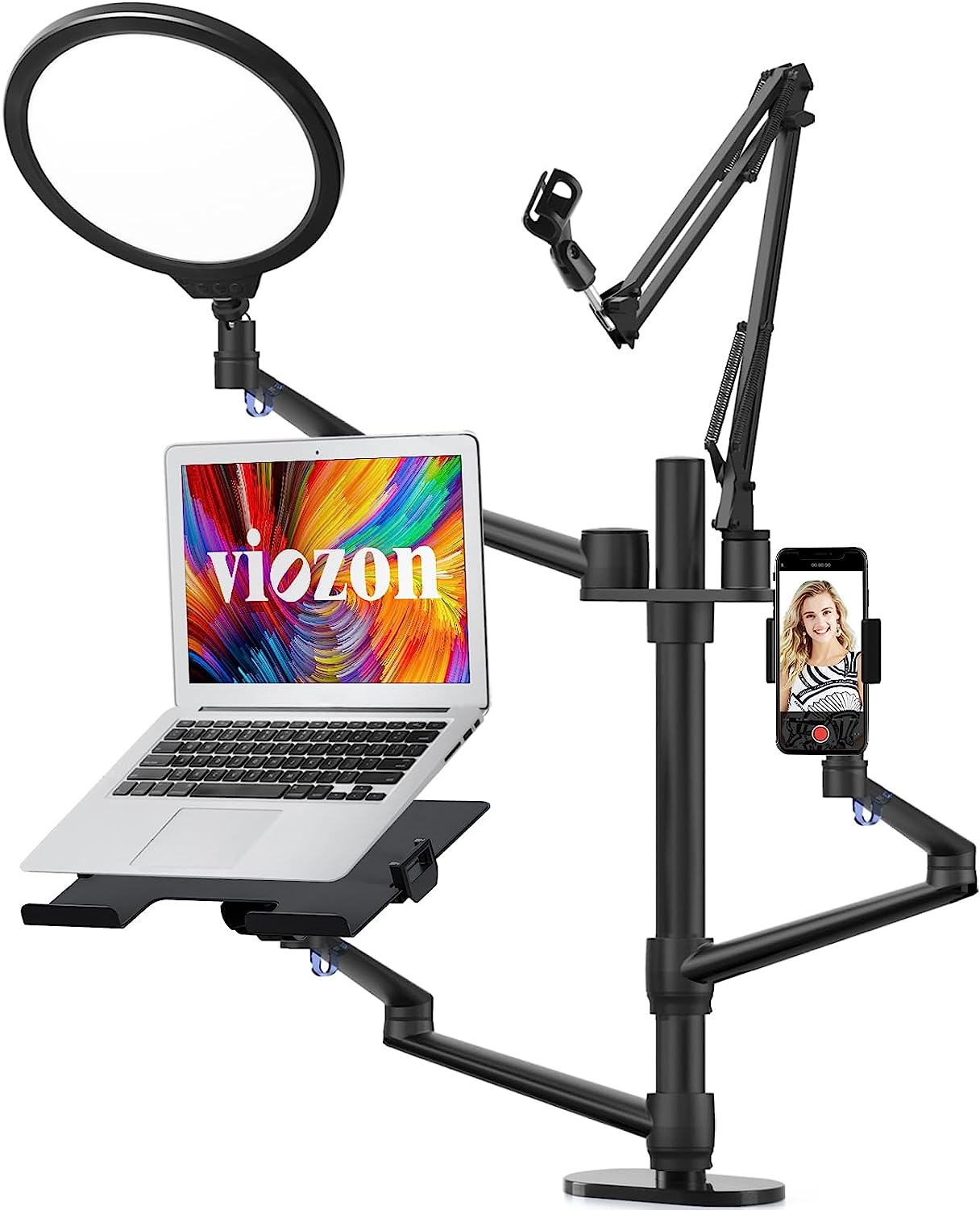 Viozon Selfie Desktop Live Stand Set 6-in-1 10