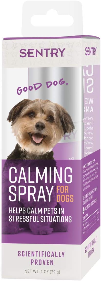 Sentry Calming Spray for Dogs, Uses Pheromones to [...]