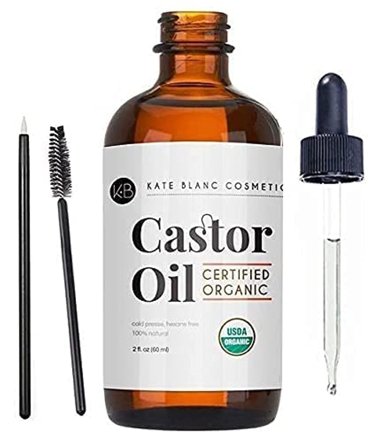 Kate Blanc Cosmetics Castor Oil (2oz), USDA Certified [...]