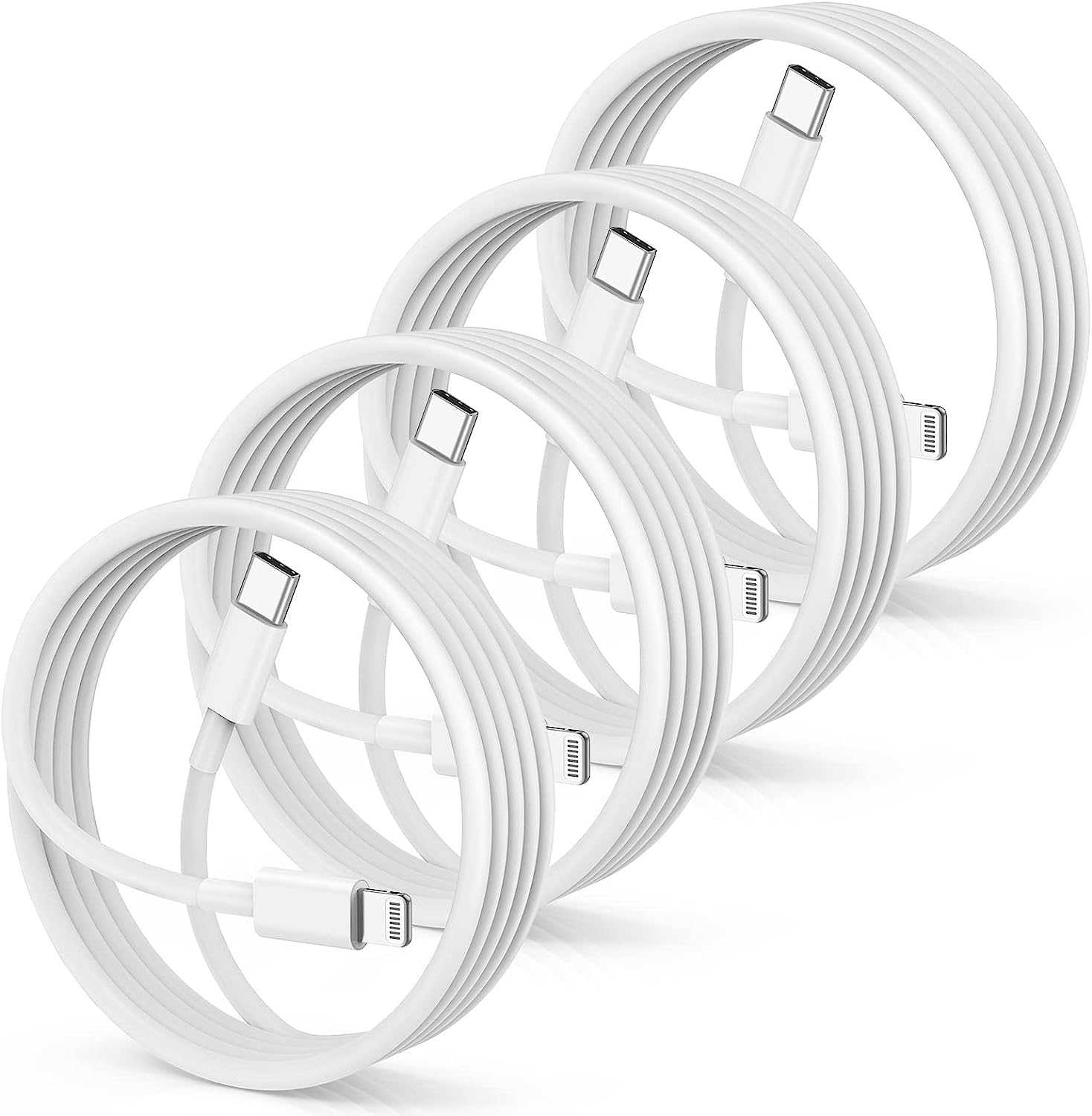 (4Pack Apple MFi Certified) USB C to Lightning Cable [...]