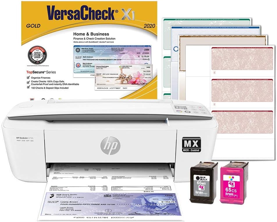 VersaCheck HP DeskJet 3755 MX MICR Check Printer Gold [...]