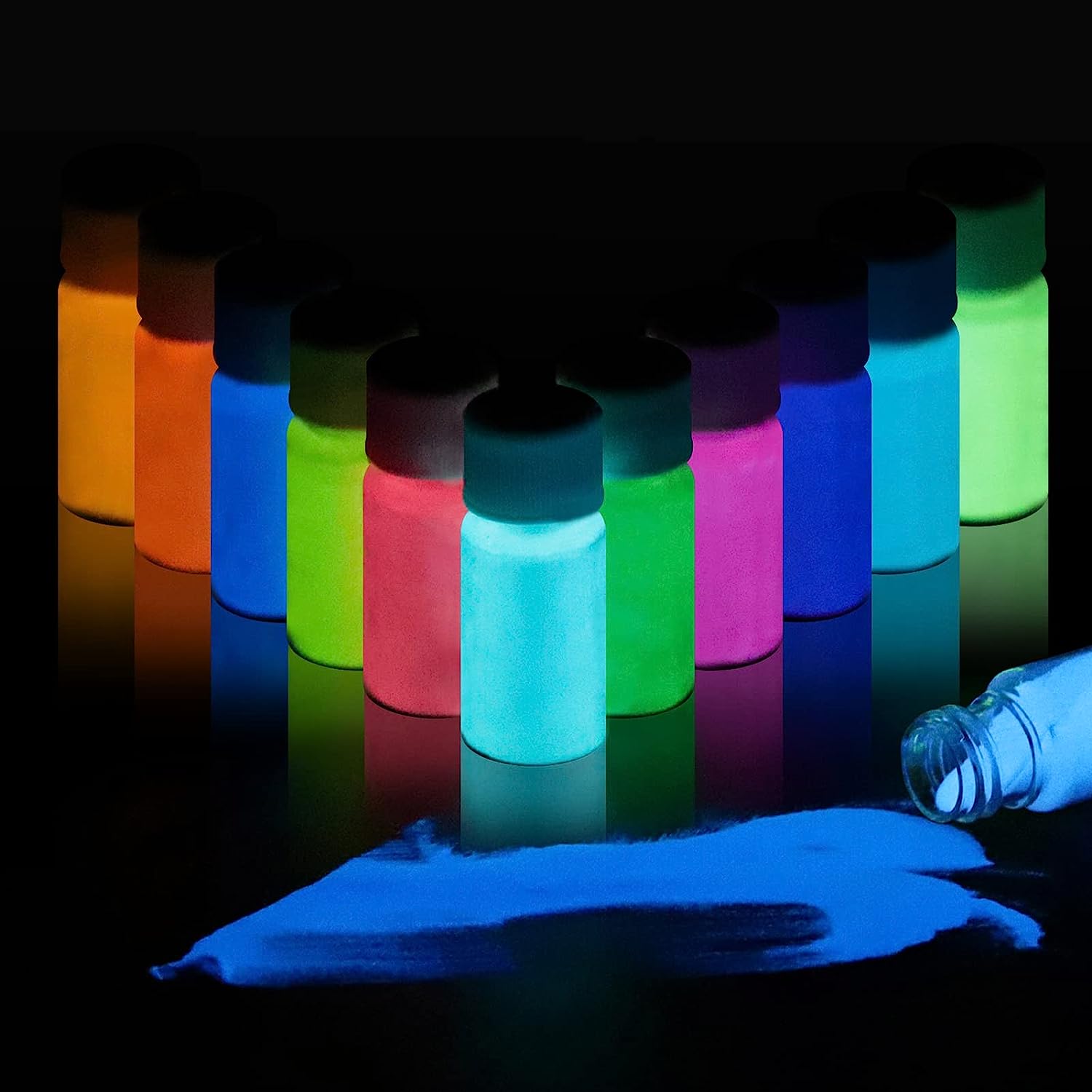 Glow in The Dark Powder 12 Colors Epoxy Resin Dye [...]