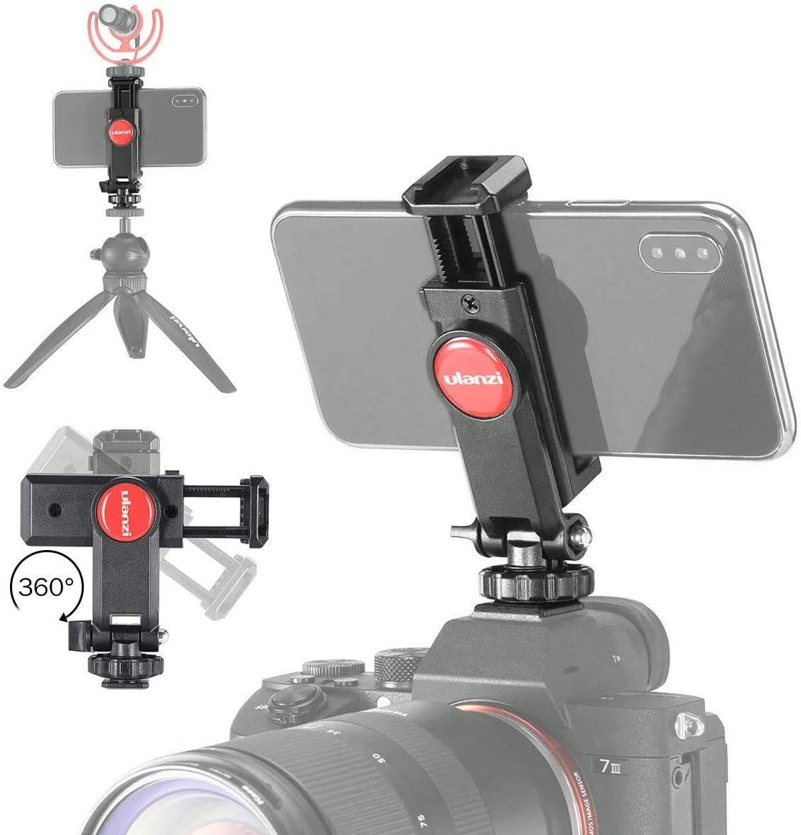 ULANZI ST-06 Camera Hot Shoe Phone Holder Flexible [...]