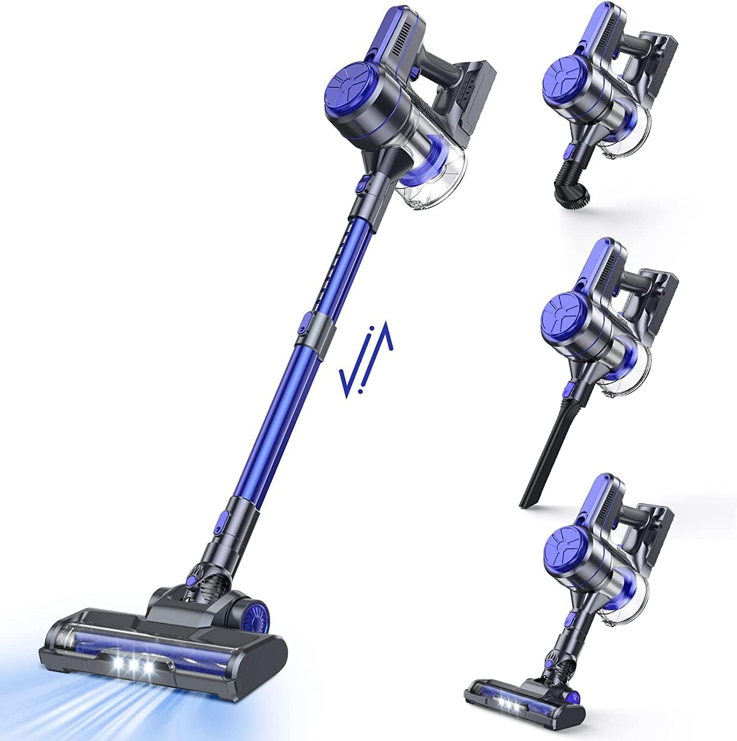 EICOBOT Cordless Vacuum Cleaner, 20000Pa Powerful [...]