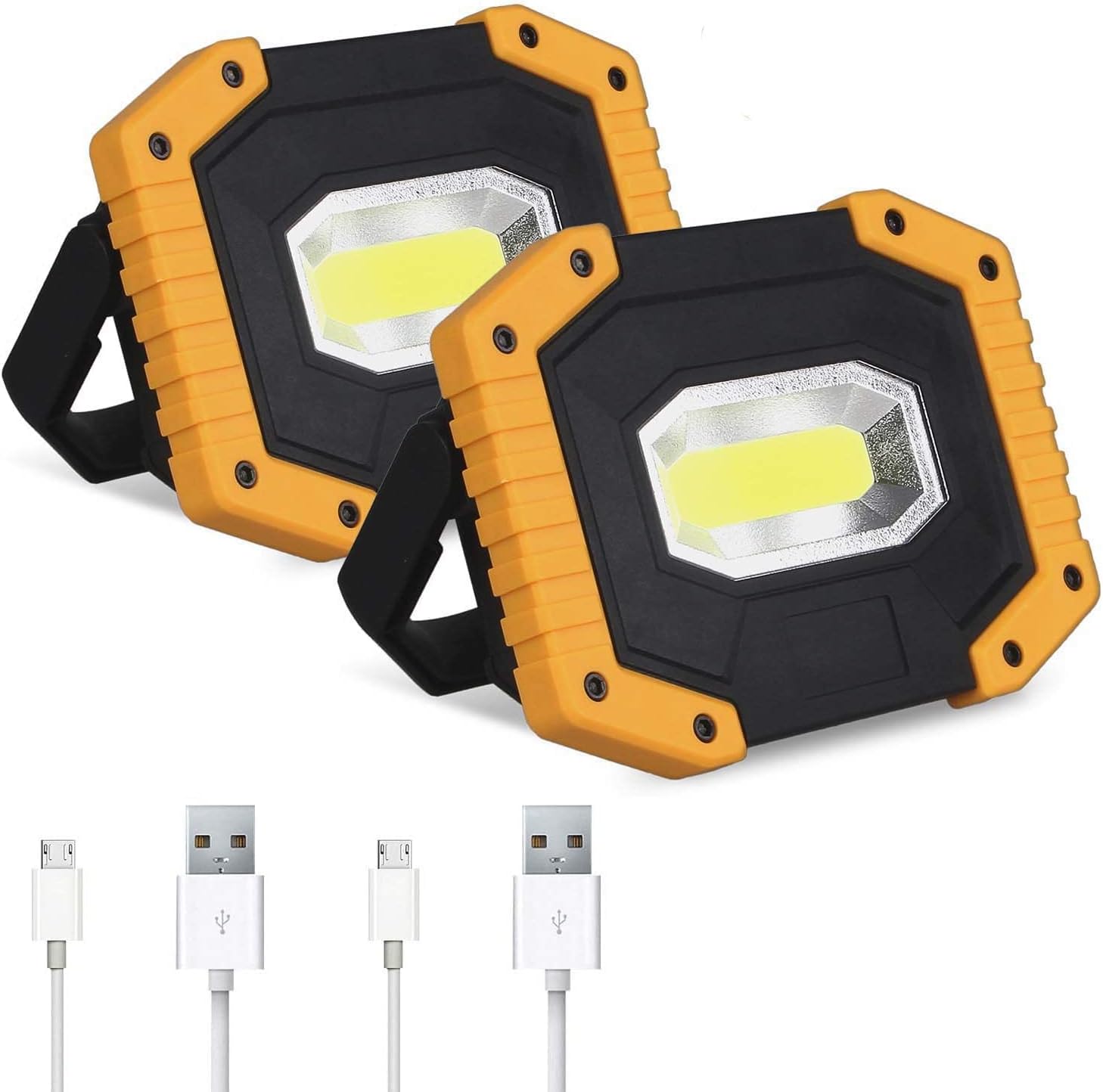 Rechargeable LED Work Light 2 Pack, COB 30W 2000LM [...]