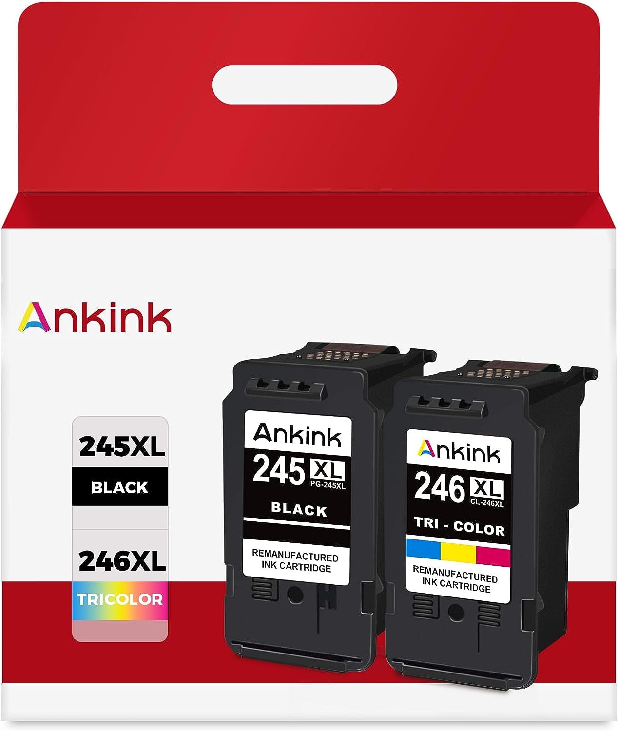 Ankink 245XL 246XL Ink Cartridge for Canon PG 245 CL [...]