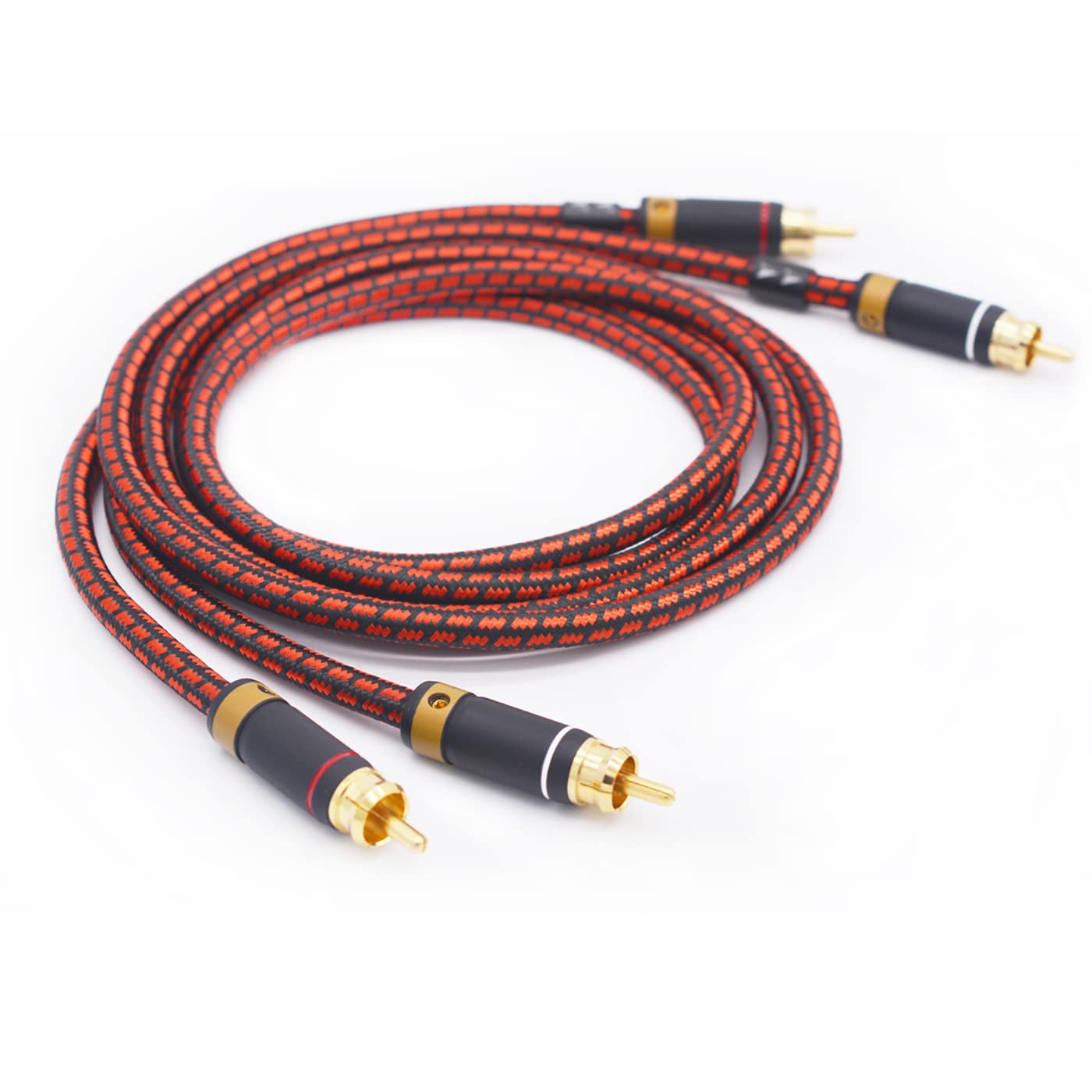 Audiophile RCA Cable, 2 RCA Male to 2 RCA Male Stereo [...]