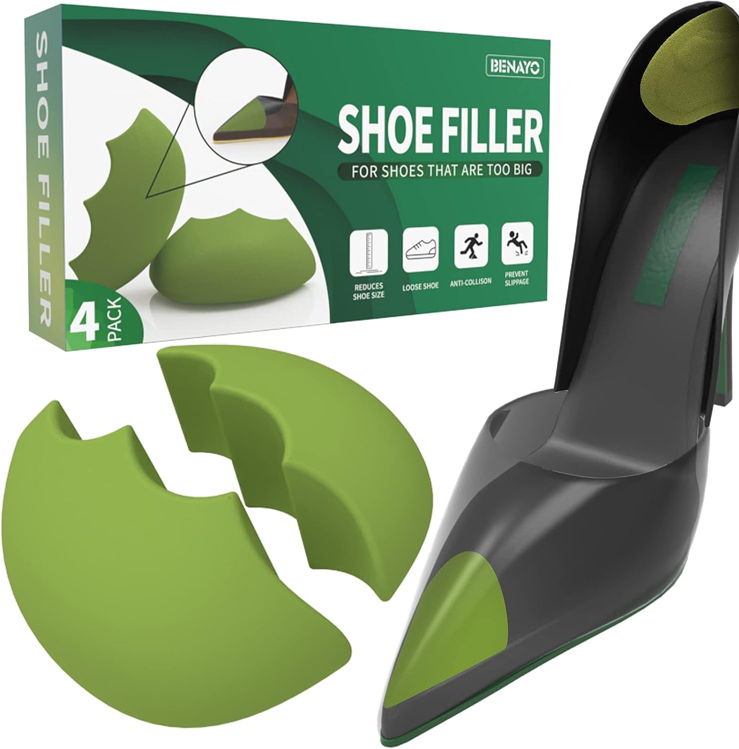 Shoe Fillers,Toe Filler Inserts,Cowhide Heel pad,Shoe [...]