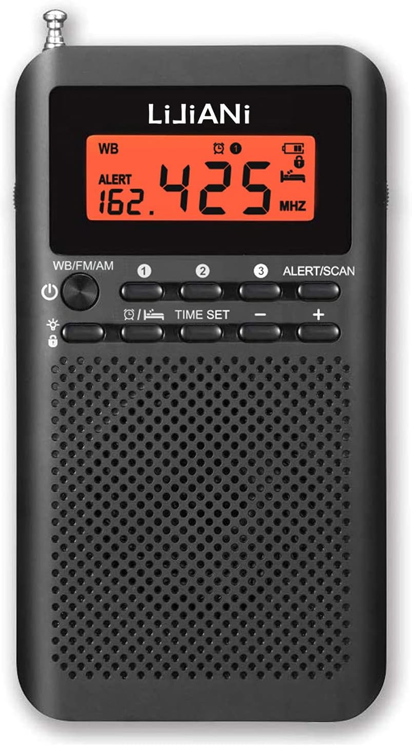 NOAA Weather AM FM Radio Portable Battery Operated by [...]