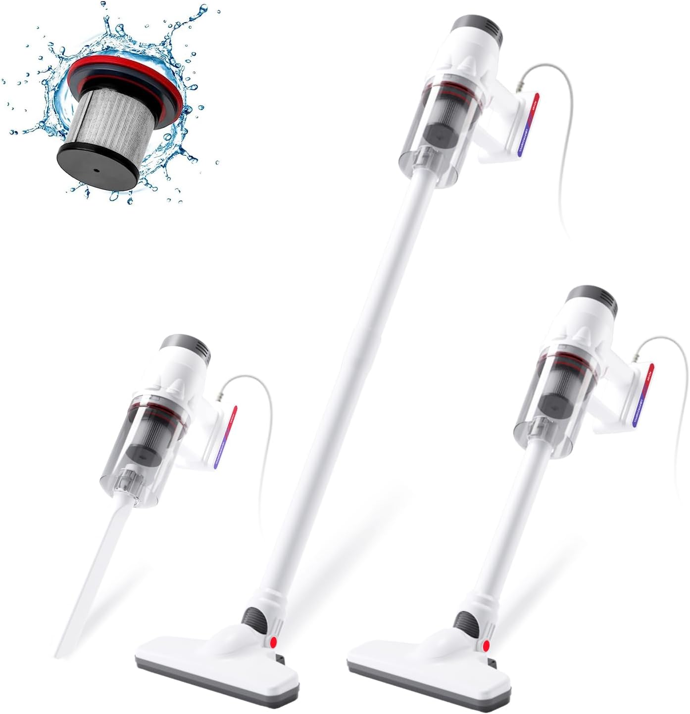 KEROMEE Cordless Vacuum Cleaner 5 in 1 Cordless Stick [...]