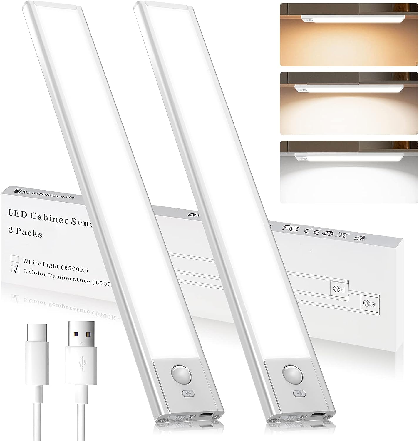 Okumoe Under Cabinet Lights, Premium LED Motion Sensor [...]