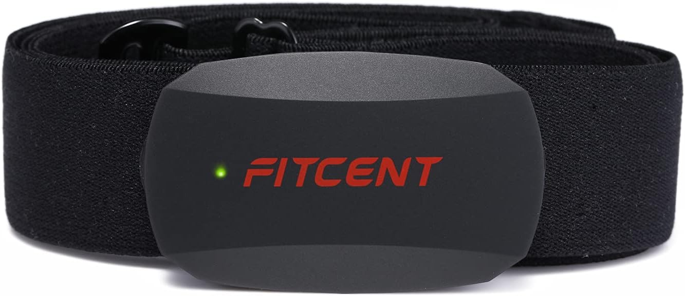 FITCENT Heart Rate Monitor Chest Strap, Bluetooth ANT+ [...]