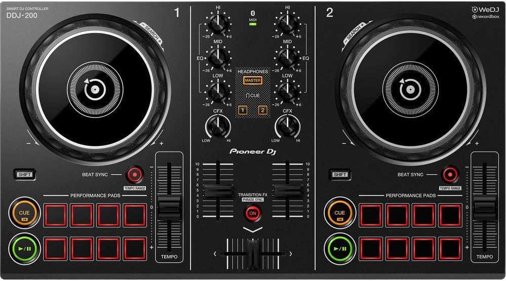 Pioneer DJ DDJ-200 - 2-deck Digital DJ Controller with [...]