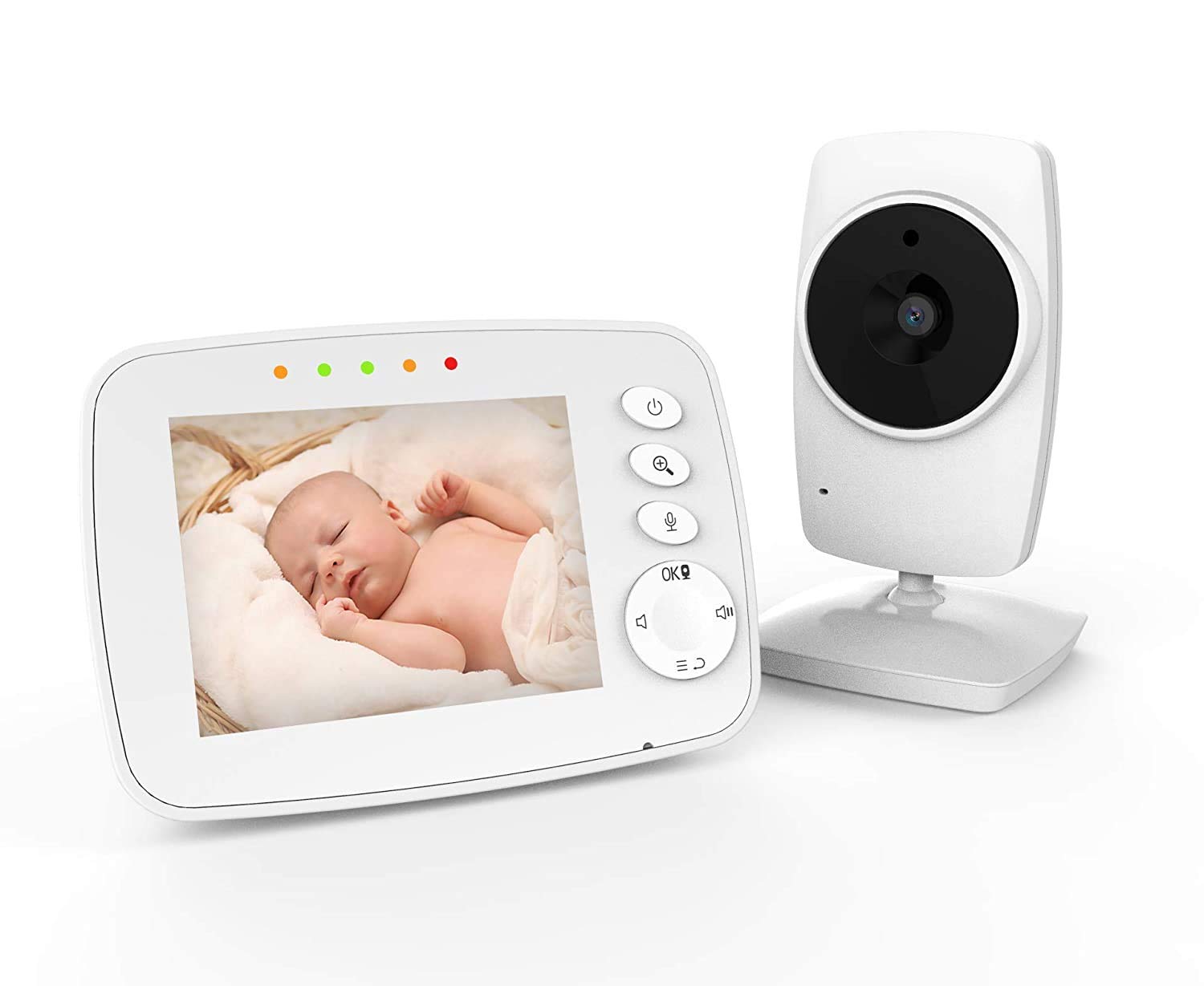 IKQIEOR Baby Monitor with Camera and Audio, 3.2