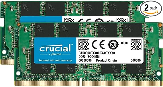 Crucial RAM 32GB Kit (2x16GB) DDR4 3200MHz CL22 (or [...]