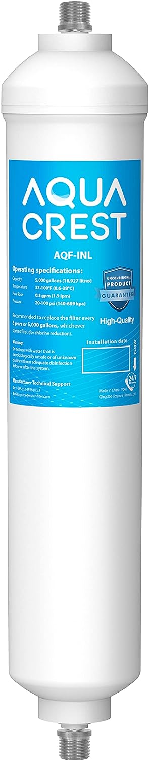 AQUA CREST 5 Years Capacity - Inline Water Filter for [...]