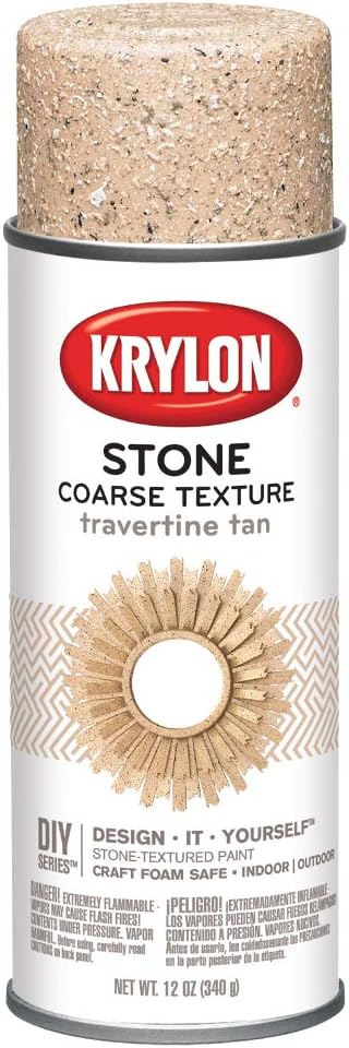 Krylon K18203 Coarse Stone Texture Finish Spray Paint, [...]