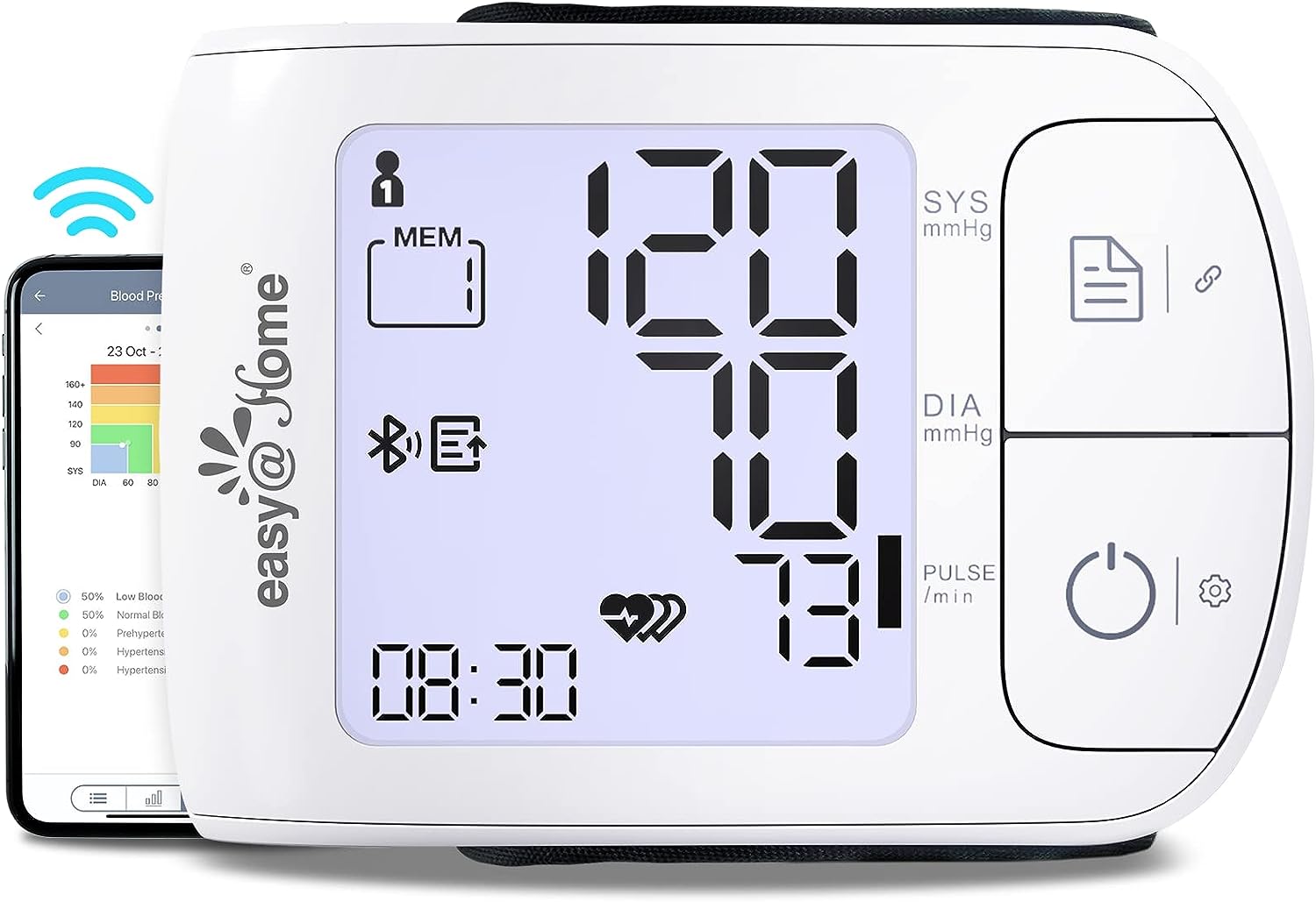 Automatic Wrist Blood Pressure Monitor: Easy@Home [...]